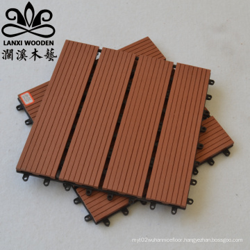 Wpc wood plastic reclaimed flooring wpc decking interlocking composite tiles terrace board